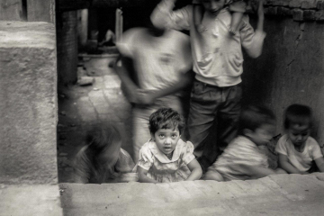 Upward Glance. Nepal, 1988